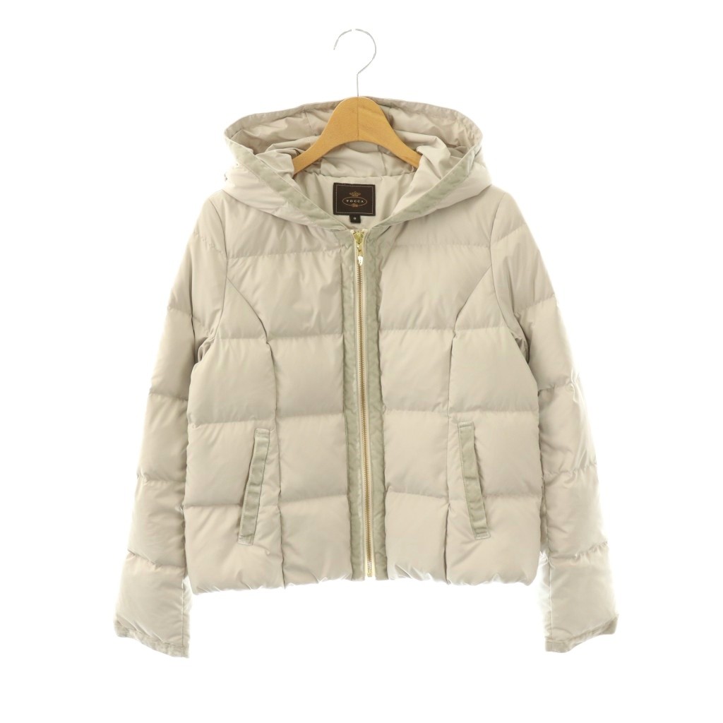 【中古】トッカ TOCCA 24AW COSMIC BLANKET ショートダウンコート ジャケット 0 ライトグレー /NR ■OS レディース 【ベクトル 古着】 260219