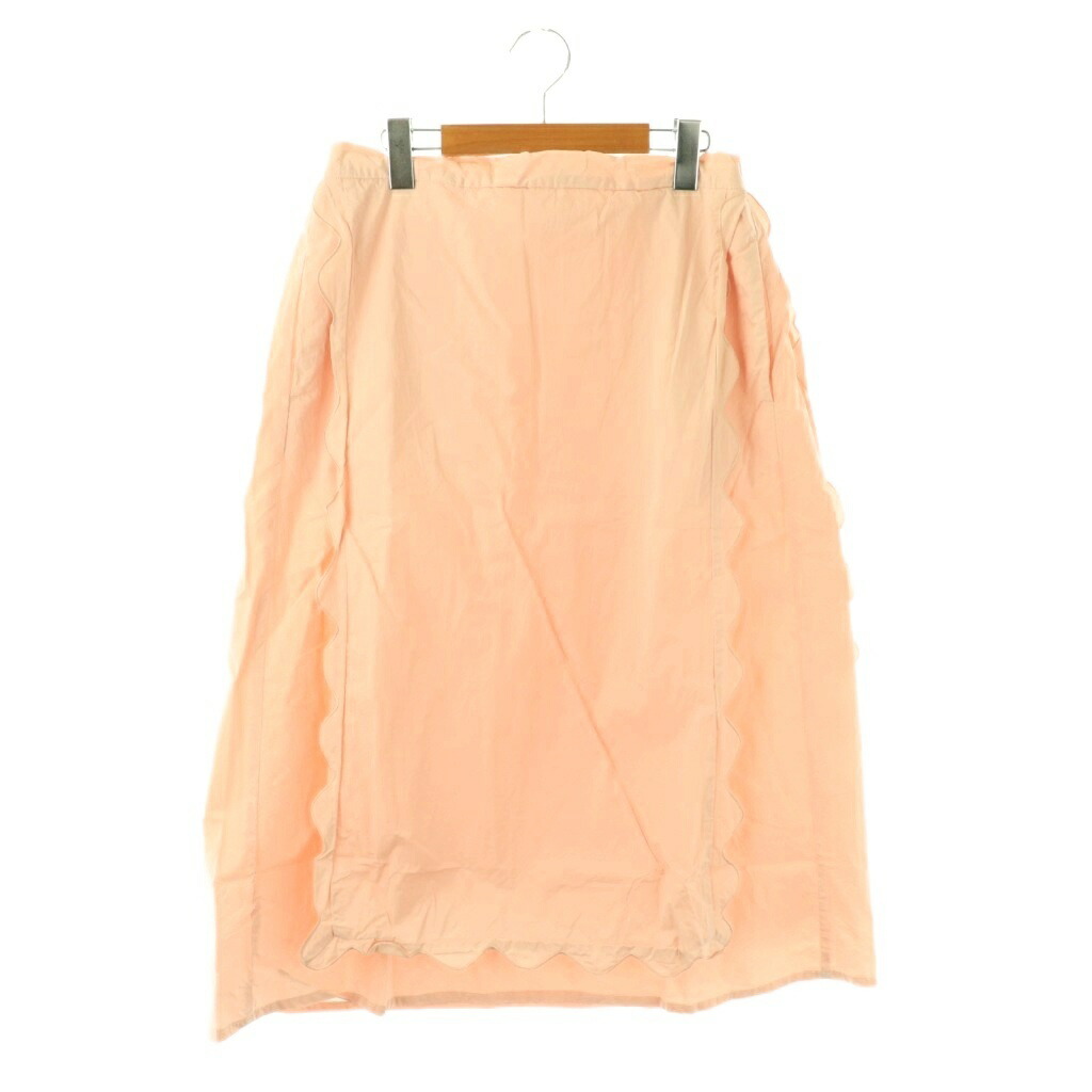 【中古】未当て嵌める品 衣装バス発着場 ROBE de PEAU R305 JOUJOU APRON SKIRT スコート ロング 太陽面爆発 F サクラ色 /NR ■os ■SH レディース 【ベクター 古着】 260223