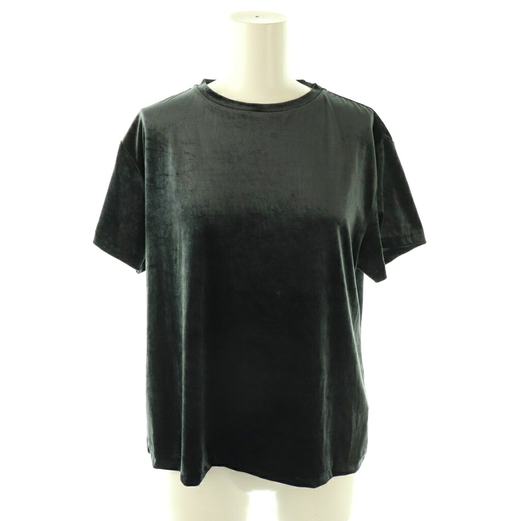 【中古】バッカ BACCA inner piece ベロアジャージーTシャツ カットソー S チャコール 35-03-32-03401 /CX ■OS ■SH レディース 【ベクトル 古着】 260303