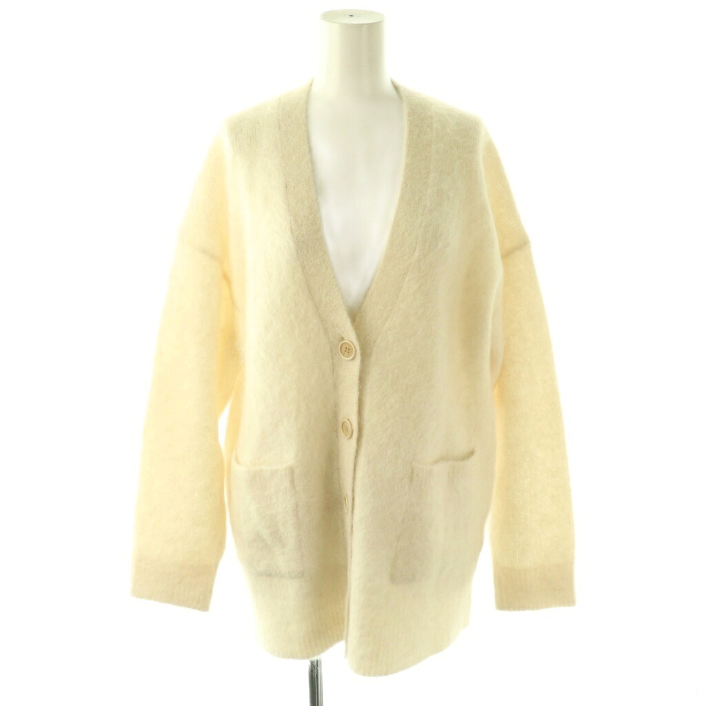 【中古】ウィムガゼット Whim Gazette 25AW スーリーアルパカカーディガン 長袖 ニット F アイボリー WGZ1052405A0001 /NR ■OS レディース 【ベクトル 古着】 260311