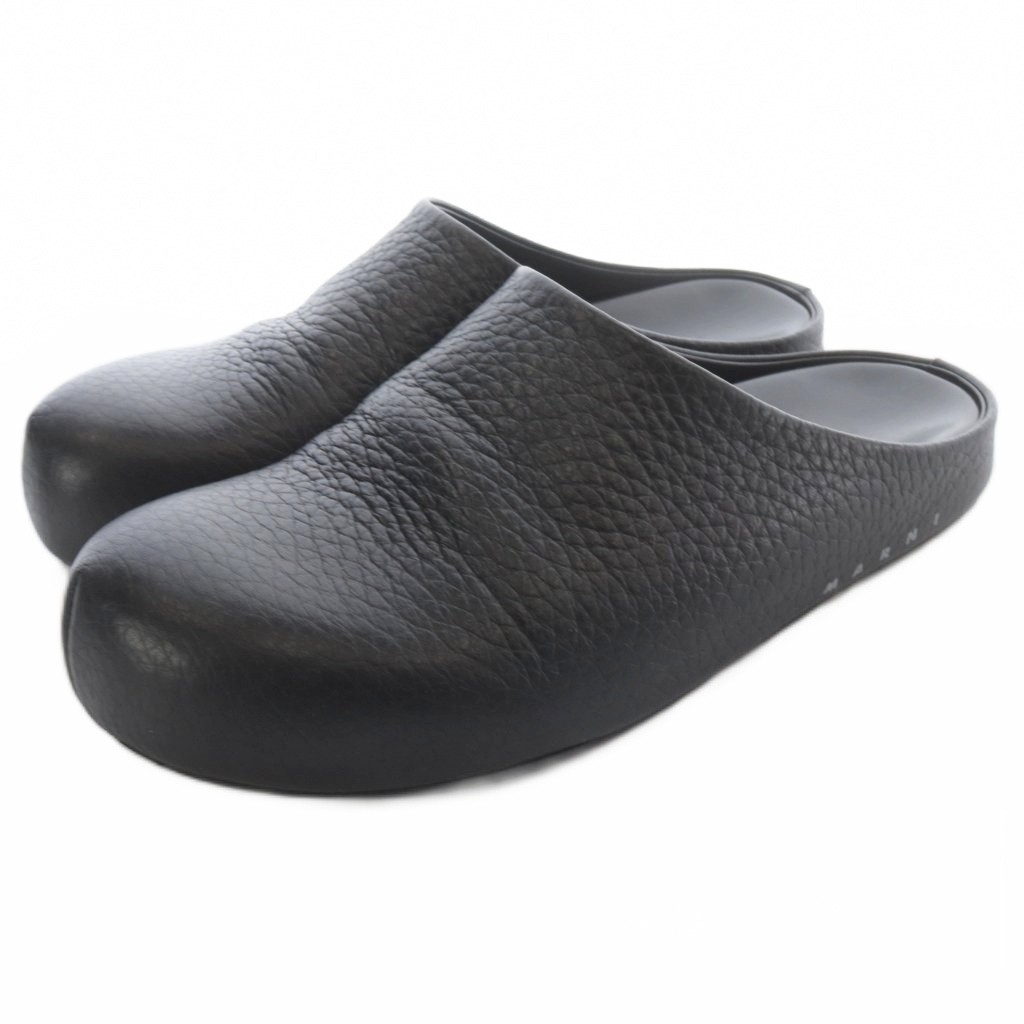 【中古】マルニ MARNI フスベットサボ レザーシューズ ミュール 37 黒 ブラック SBMS006101 /SR レディース 【ベクトル 古着】 260310|ブランド古着の買取販売ベクトル