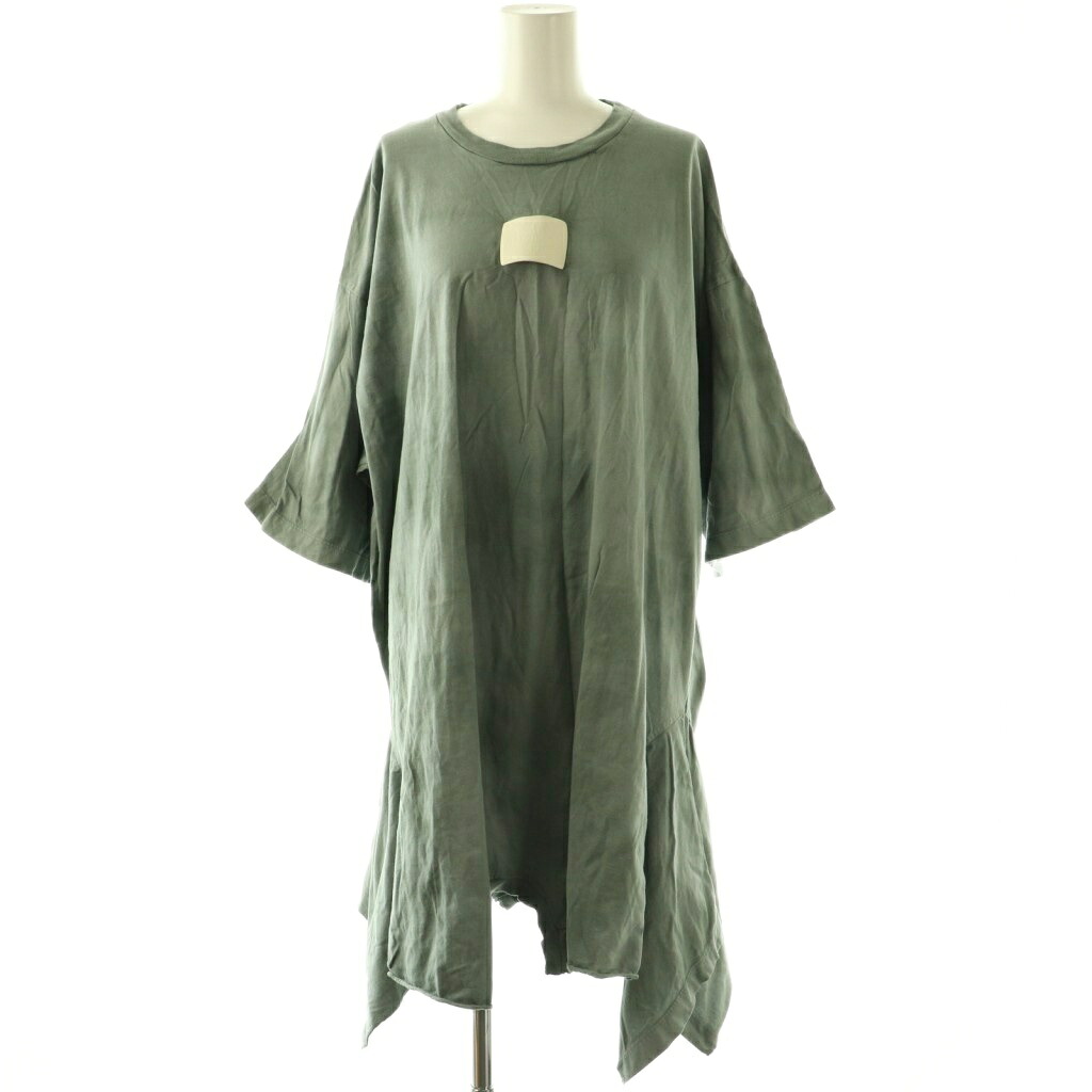 【中古】エムエムシックス メゾンマルジェラ MM6 Maison Margiela 変形ワンピース 七分袖 S グレー S62CT0202 /DO ■OS レディース 【ベクトル 古着】 260309|ブランド古着の買取販売ベクトル
