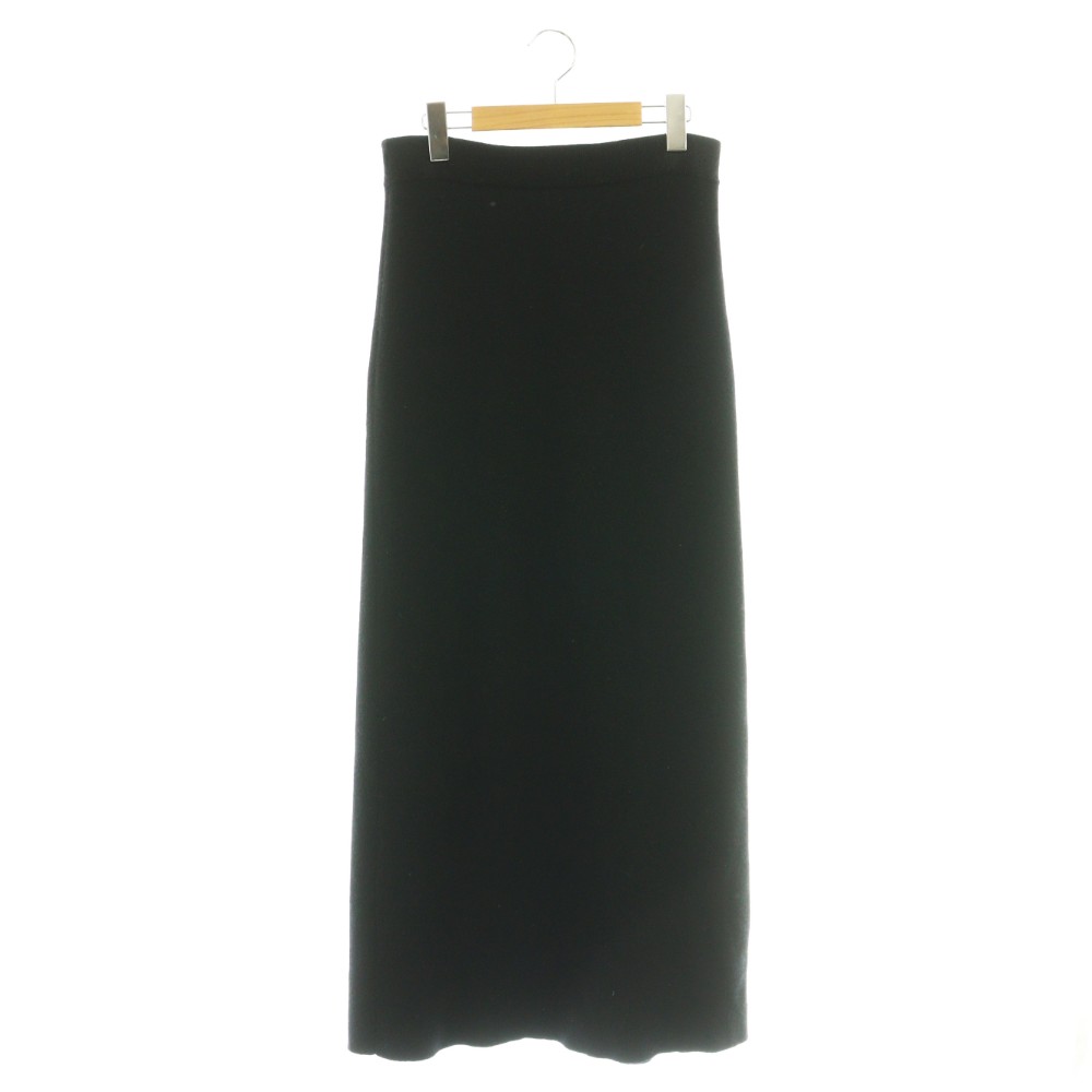 【中古】チノ CINOH 24WSK501 KNIT MAXI SKIRT ニットスカート ロング 36 ブラック /HK ■OS ■SH レディース 【ベクトル 古着】 260310