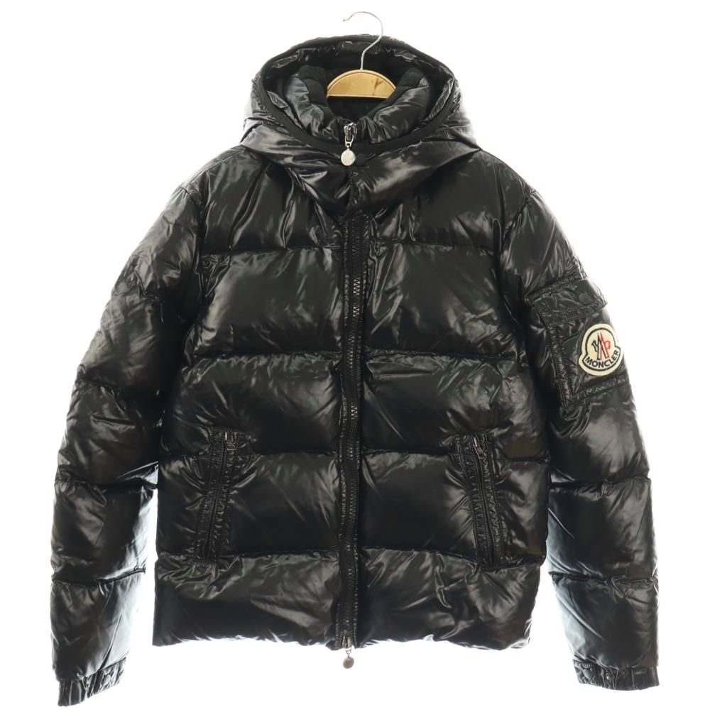 【中古】モンク線路 MONCLER HIMALAYA ヒマラヤ 落ちこむ上衣 アウター 繻子 1 黒いこと 44342   レディース 【ベクター 古着】 260316