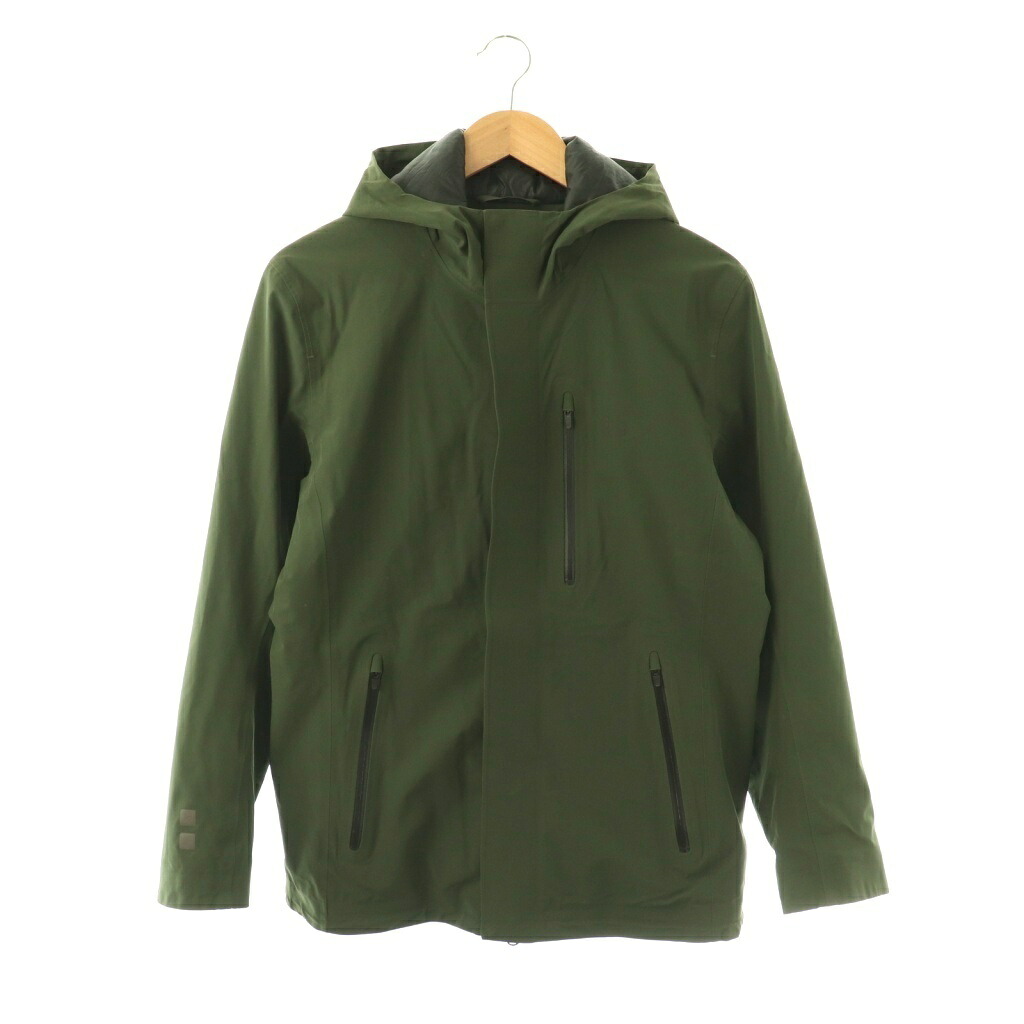 【中古】ウーバー UBER Technology Tailoring OSLO NORWAY パディングジャケット 中綿 ジップアップ ナイロン S 緑 グリーン /KU ■SH メンズ 【ベクトル 古着】 260316