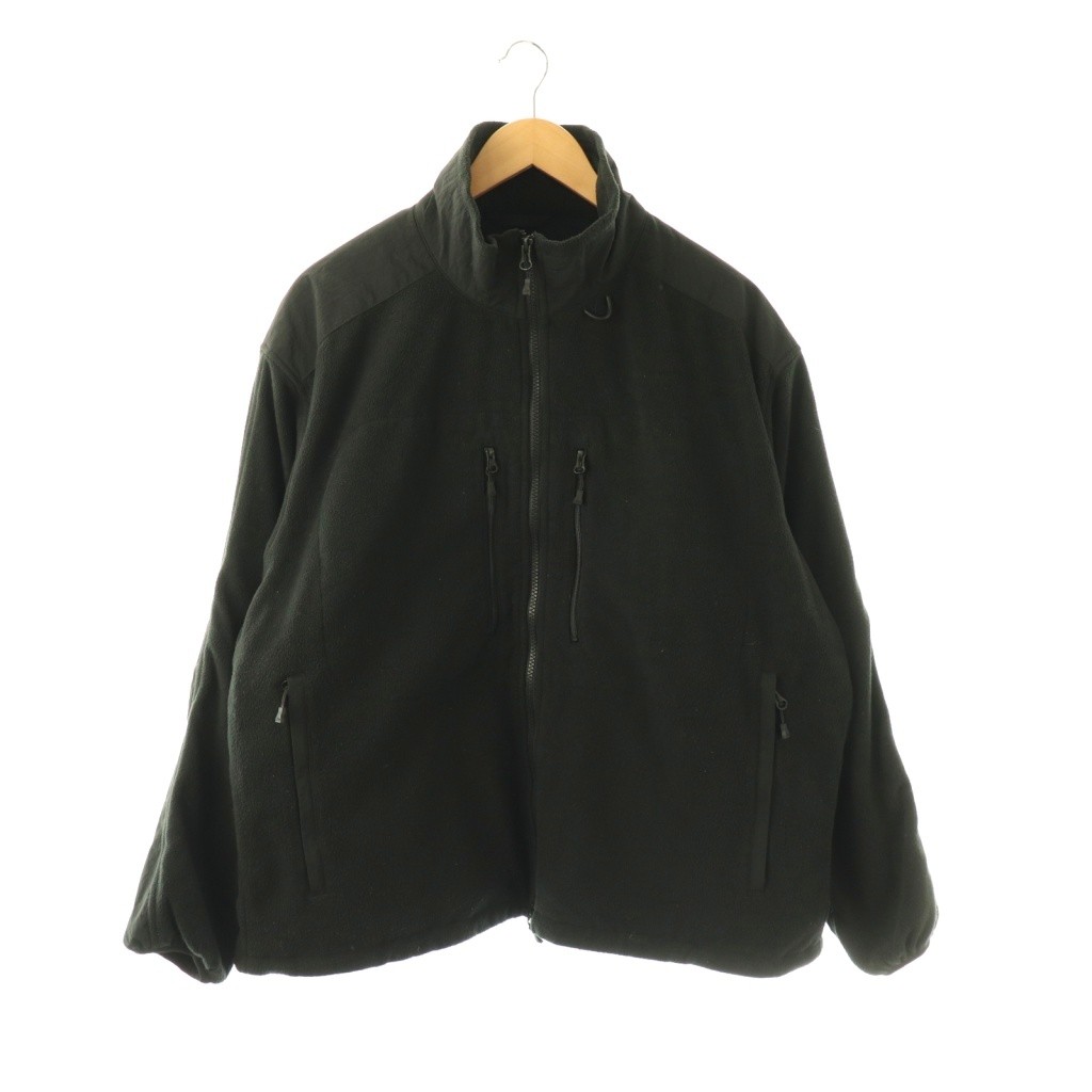 【中古】ダイワ ピアサーティナイン DAIWA PIER39 TECH FLEECE JACKET フリースジャケット ジップアップ M 黒 黒いこと BE-71024W /AN32 メンズ 【ベクター 古着】 260316