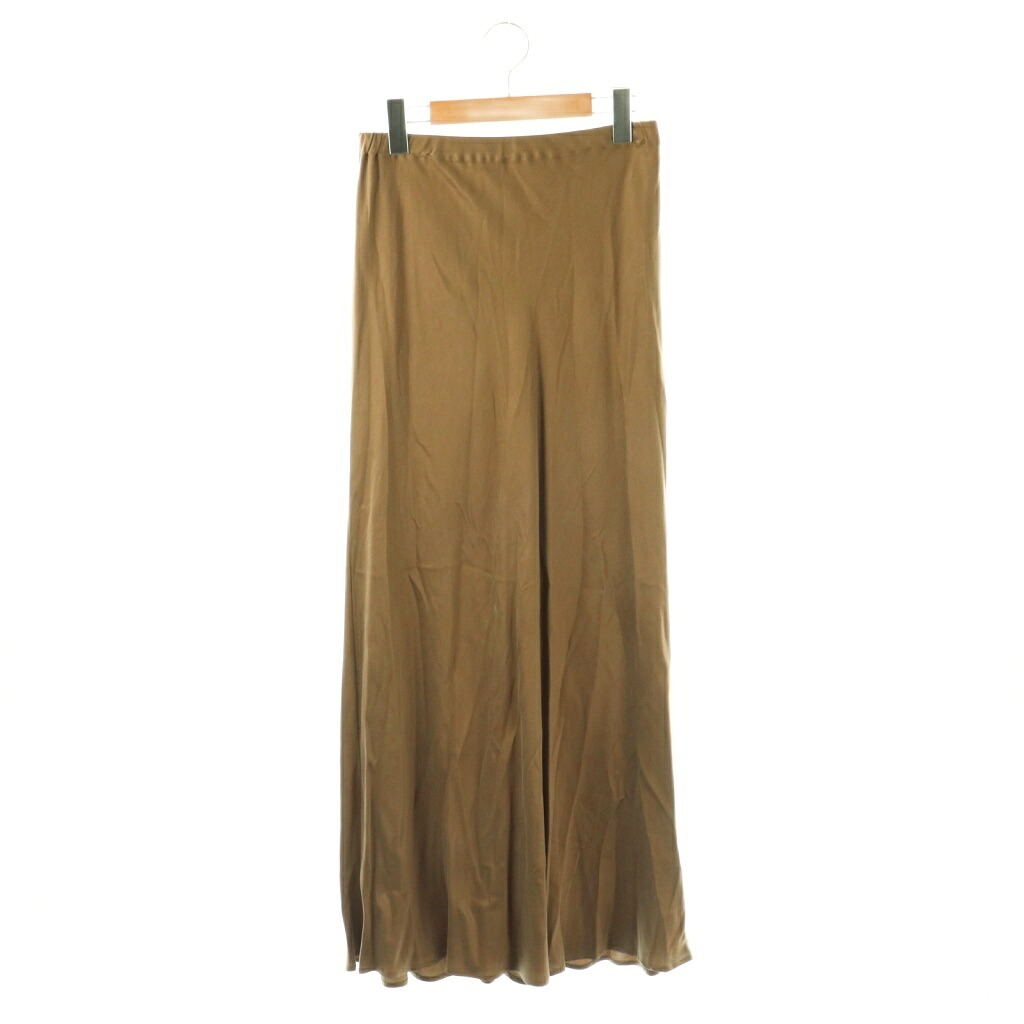 【中古】ドゥーズィエムクラス DEUXIEME CLASSE エブリデイアイライク EVERYDAY I LIKE 24SS Cu/R maxi スカート ロング フレア モカ /DO ■OS レディース 【ベクトル 古着】 260317