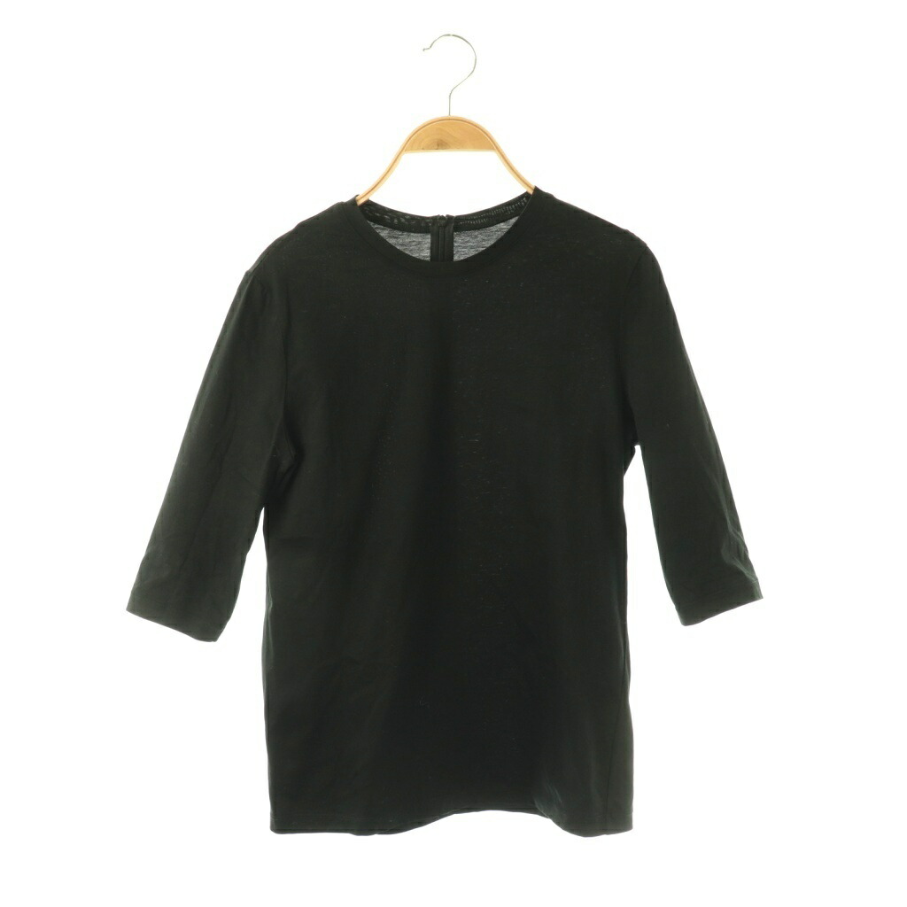 【中古】シートーキョー SHE Tokyo バックジップ5分袖カットソー Tシャツ 1 ブラック /HK ■OS レディース 【ベクトル 古着】 260317 4,745円