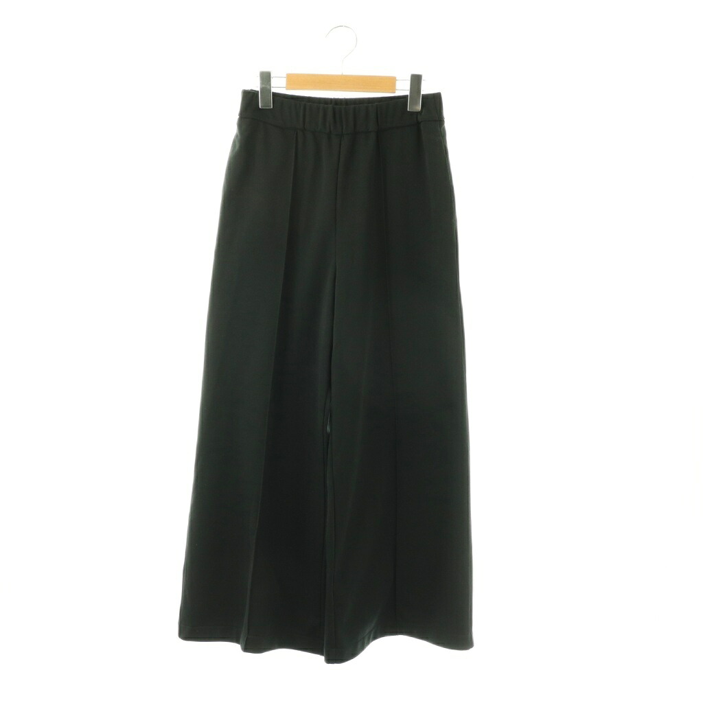 【中古】ドゥーズィエムクラス DEUXIEME CLASSE 25AW vibrant mood パンツ イージー ワイド 34 ブラック /DO ■OS ■SH レディース 【ベクトル 古着】 260317
