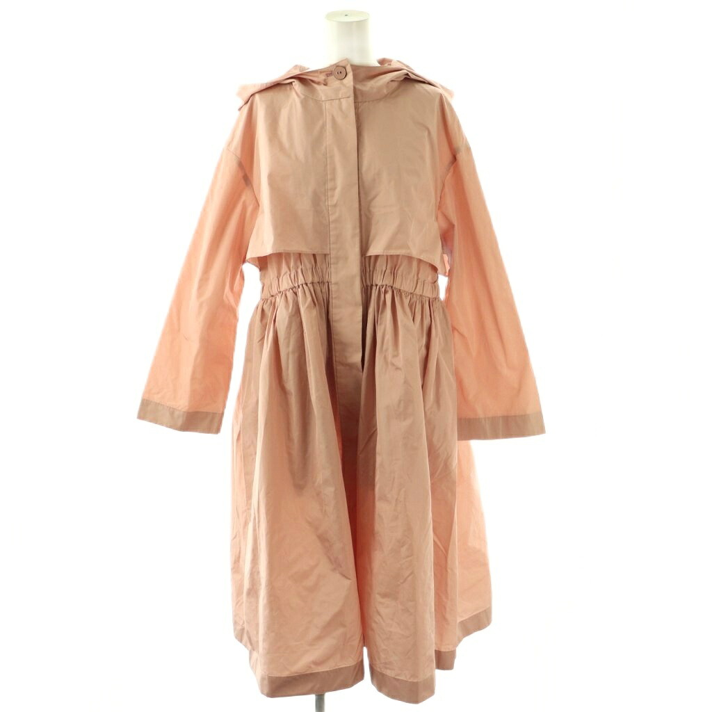 【中古】デイジーリン DAISY LIN 07315 DAISY CANDY COAT スプリングコート フード ピンクベージュ /ES ■OS レディース 【ベクトル 古着】 260324