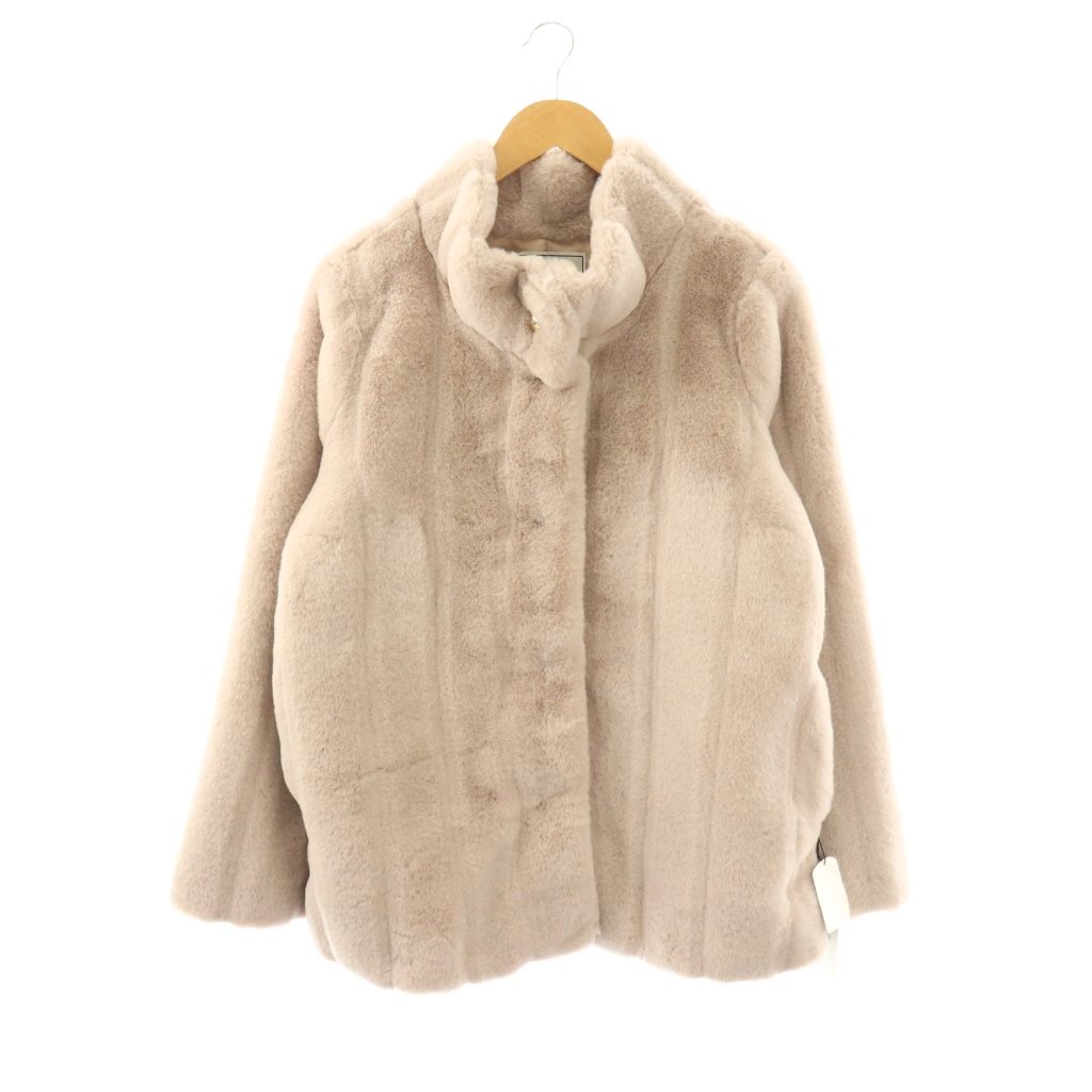 【中古】未使用品 ハーリップトゥ Her lip to タグ付き 25AW ウィンター・ラブ・フェイク・ファー・ロング・コート Winter Love Faux Fur Long Coat M ピンク /SS ■OS レディース 【ベクトル 古着】 260321