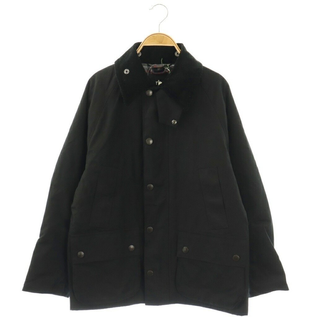 【中古】未使用品 バブアー Barbour タグ付き ビデイル・オーエス・スリーブ BEDALE OS SLEAVE ジャケット FREAKS STORE 別注 34 黒 ブラック /SS ■OS ■SH メンズ 【ベクトル 古着】 260321