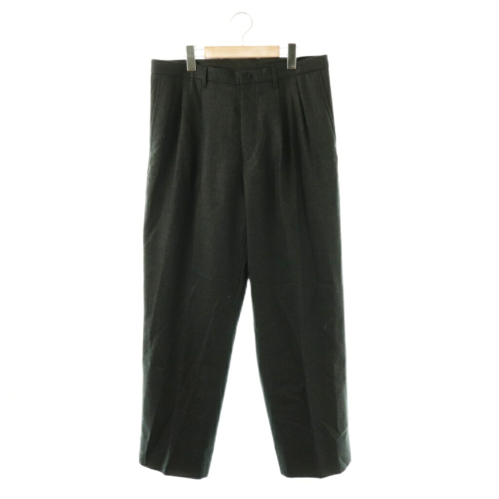 【中古】サタデーズ ニューヨークシティ Saturdays NYC 24AW WOOL SAXONY 2TUCK SLACKS スラックス パンツ タック L グレー /HK ■OS メンズ 【ベクトル 古着】 260323｜ブランド古着の買取販売ベクトル
