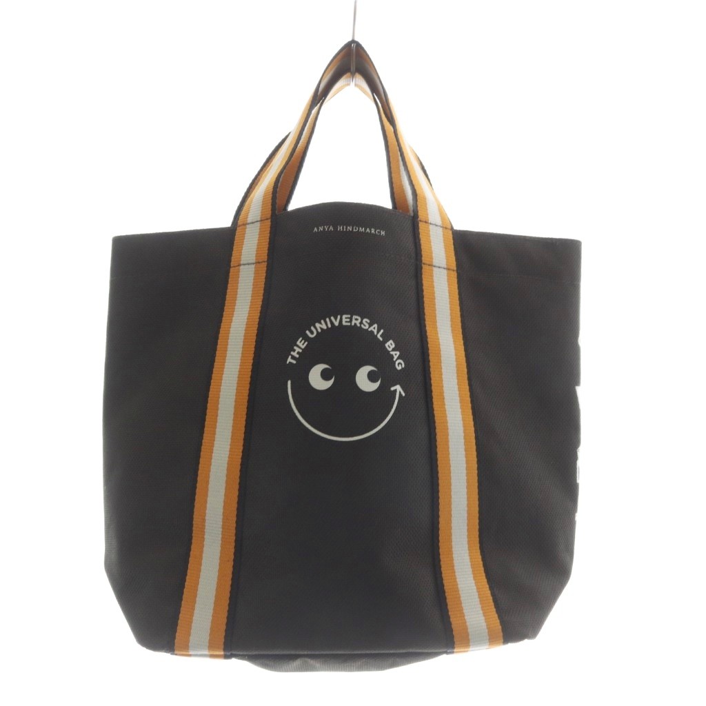 【中古】アニヤハインドマーチ ANYA HINDMARCH universal bag バッグ×The Marketplace ハンドバッグ トートバッグ 茶色 ブラウン /SR レディース 【ベクトル 古着】 260330