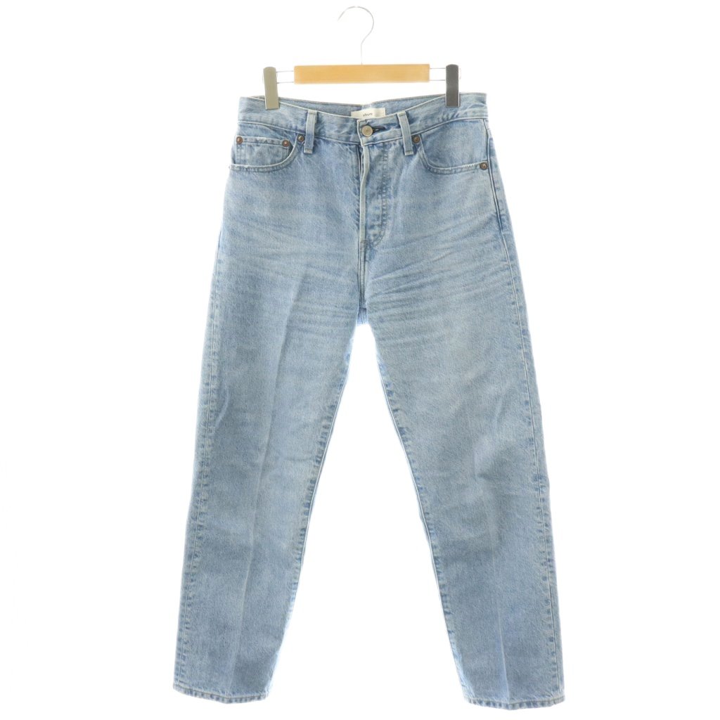 【中古】エブール ebure ウォッシュドデニムストレートパンツ ジーンズ ボタンフライ 36 ライトブルー /DO ■OS レディース 【ベクトル 古着】 260331｜ブランド古着の買取販売ベクトル