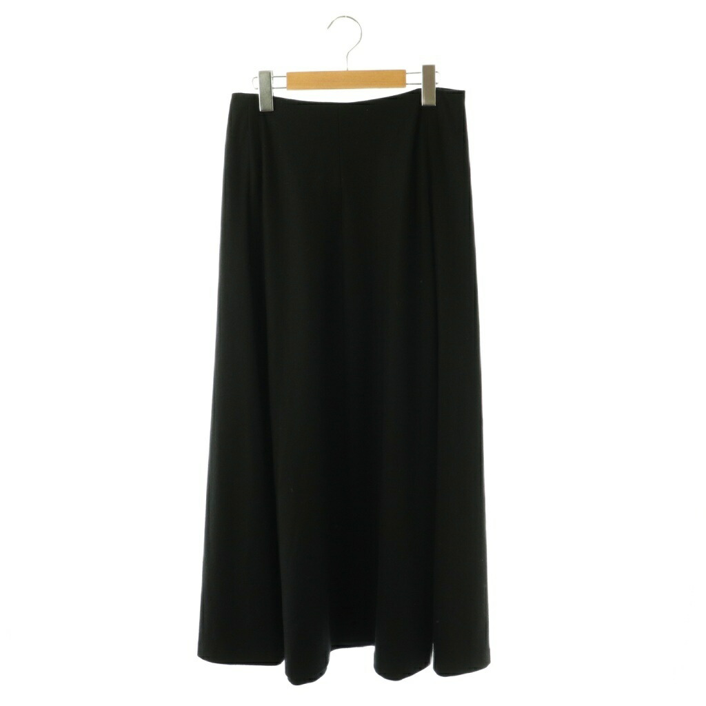 【中古】Lisiere L'Appartement リジェール アパルトモン 24AW WOOL FLARE SKIRT フレアスカート ロング 36 ブラック /DF ■OS ■SH レディース 【ベクトル 古着】 260327 11,448円