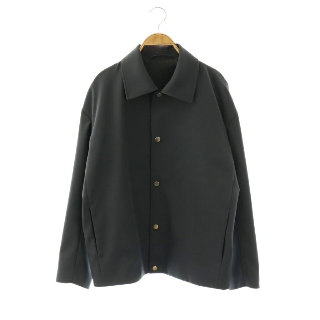 【中古】パブリックトウキョウ PUBLIC TOKYO 含浸 ウールギャバ コーチ ジャケット シングル 01 グレー /HK ■OS ■AD メンズ 【ベクトル 古着】 260330