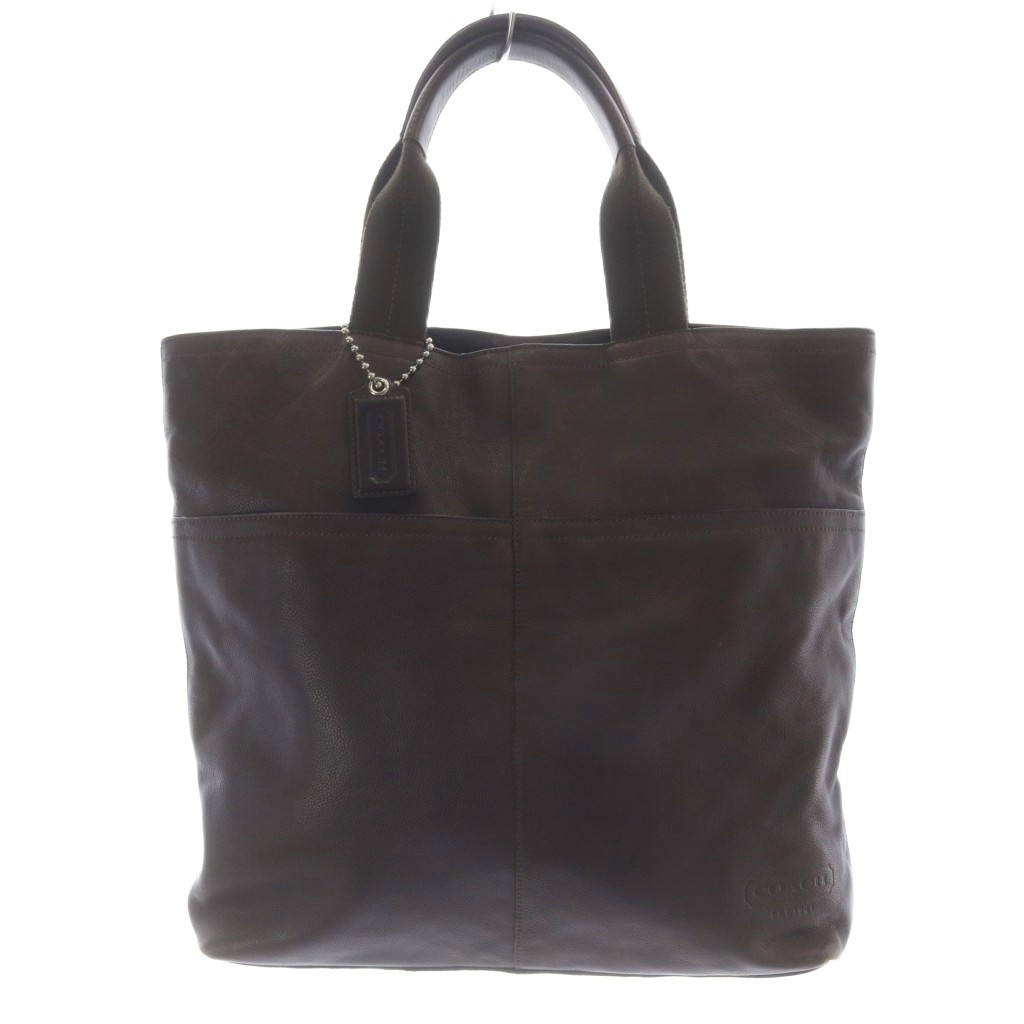 【中古】コーチ職 COACH Thompson なめし革 トートバッグ ハンドバック 赤銅色 赤銅色 70310 /SR ■AD メンズ 【ベクター 古着】 260416
