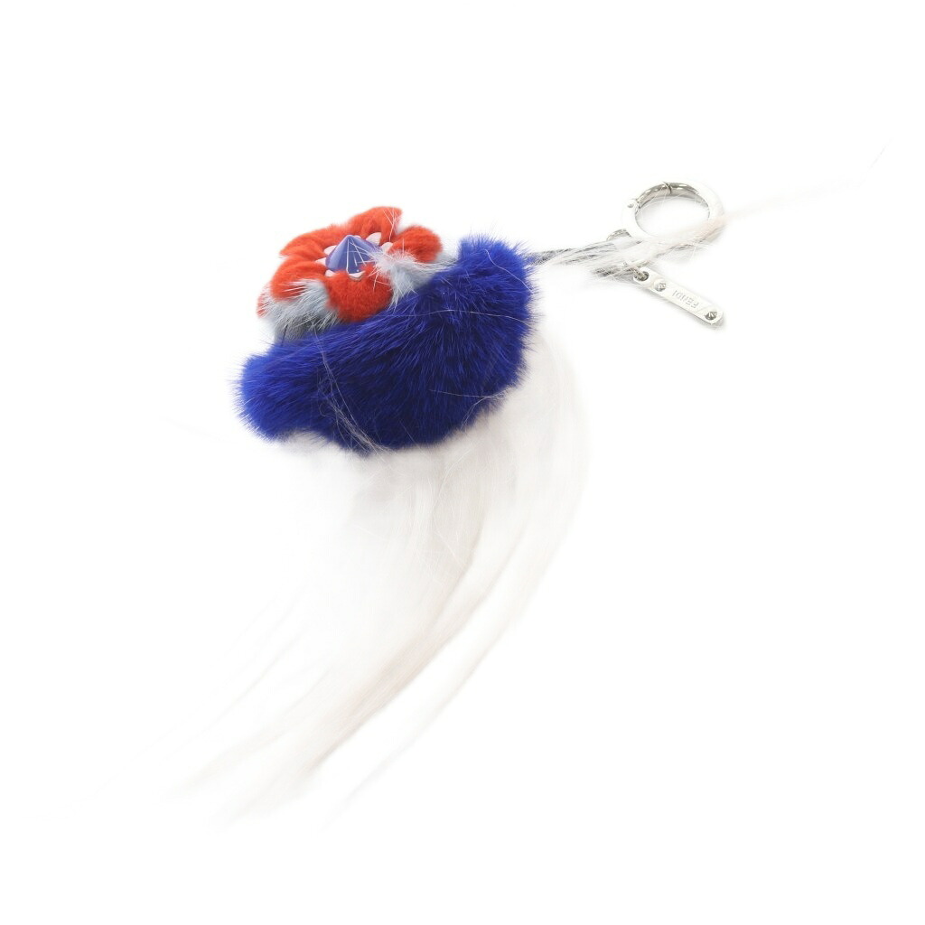 【中古】フェンディ FENDI バッグバグズ チャーム キーホルダー 青 ブルー ピンク /SR ■OH レディース 【ベクトル 古着】 260408｜ブランド古着の買取販売ベクトル