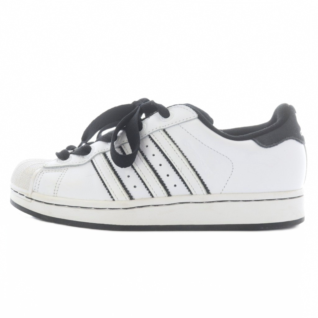 【中古】アディダスオリジナルス adidas originals 24AW Superstar 2 スニーカー 24.5糎 白 白いこと 黒 黒いこと JH5469 /SR レディース 【ベクター 古着】 260416