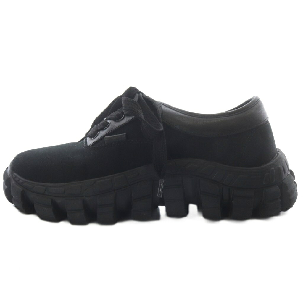 【中古】メゾンスペシャル MAISON SPECIAL SPECIAL SHOES FACTORY COLLABORATION Rattling Sole スニーカー 26.5cm 黒 ブラック /SR ■ メンズ 【ベクトル 古着】 260330