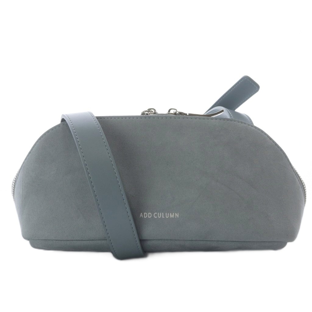 【中古】広告業縦列 ADD CULUMN FIGRE 上半身御徒面子 ショルダーバッグ 一肩先 スエードクロス 青味 /YO25 レディース 【ベクター 古着】 260330