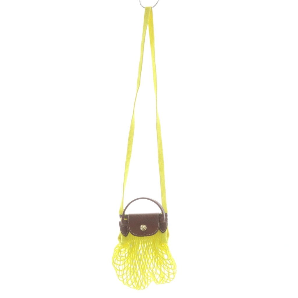 【中古】ロンシャン LONGCHAMP ルプリアージュ フィレオ ショルダーバッグ ハンドバック 2way 黄味がかった 黄色 赤銅色 赤銅色 /SR レディース 【ベクター 古着】 260402