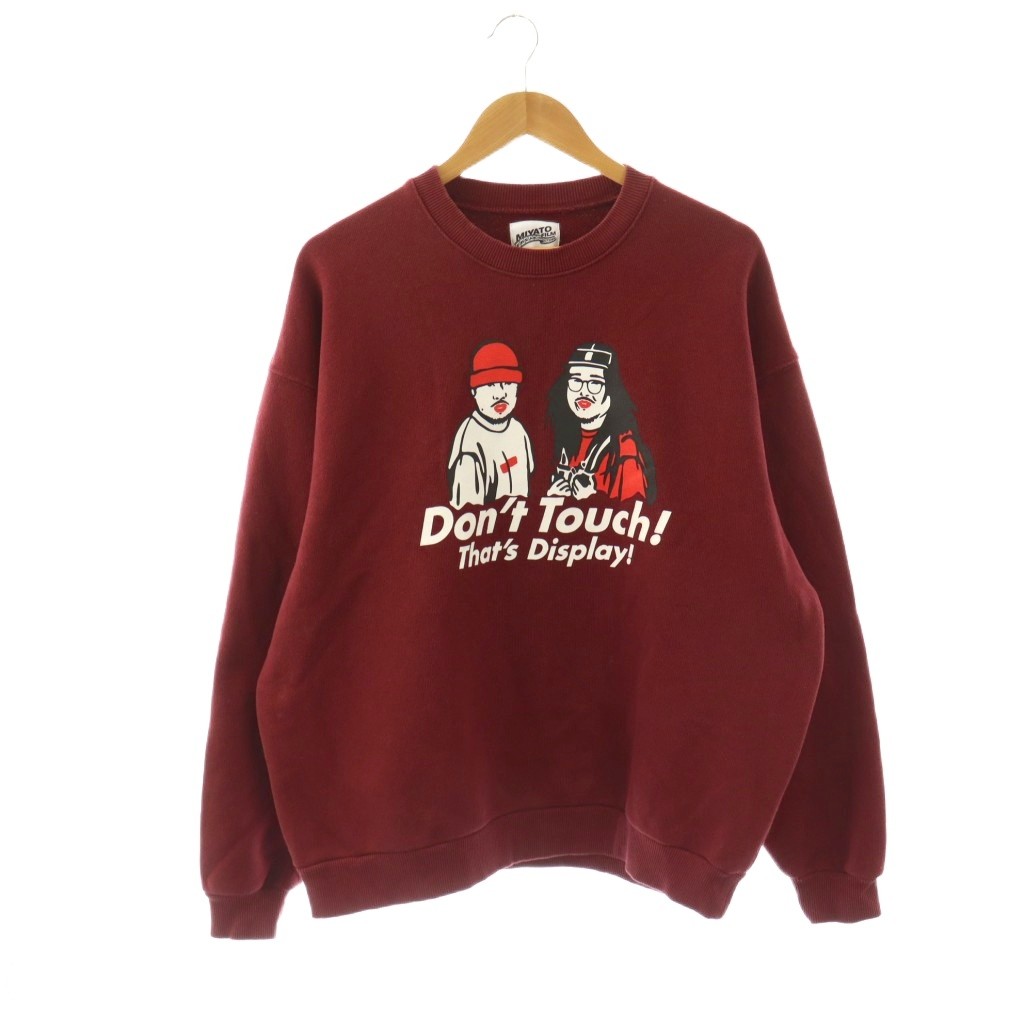 【中古】フリークスストア FREAKS STORE ×宮戸フィルムMF DISPLAY SWT CNスウェット トレーナー プルオーバー M ボルドー /CX ■OS ■AD メンズ 【ベクトル 古着】 260409