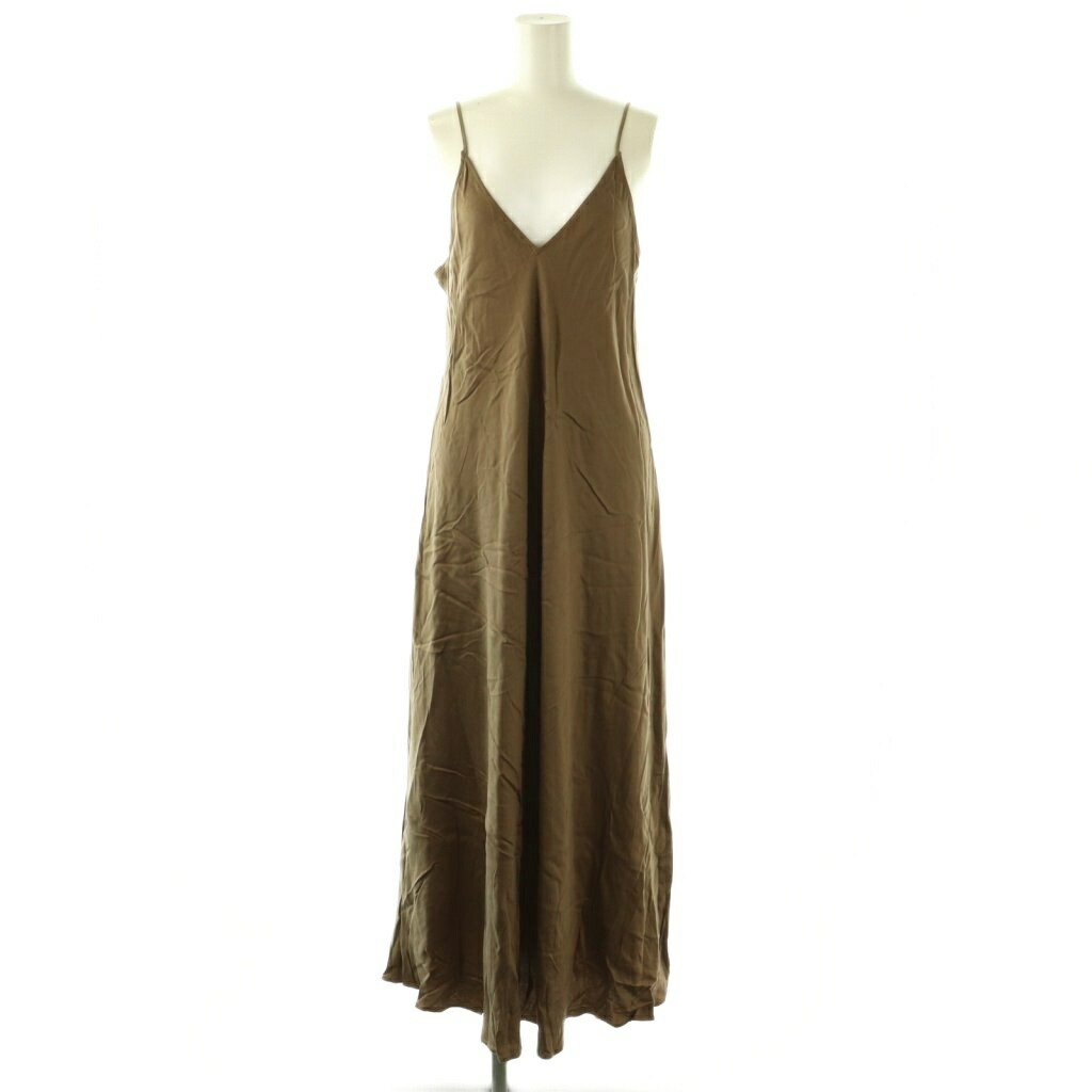 【中古】ドゥーズィエムクラス DEUXIEME CLASSE エブリデイアイライク EVERYDAY I LIKE 25AW Cu/R Camisole ドレス ワンピース ロング キャミソール 36 モカ /DO ■OS レディース 【ベクトル 古着】 260403