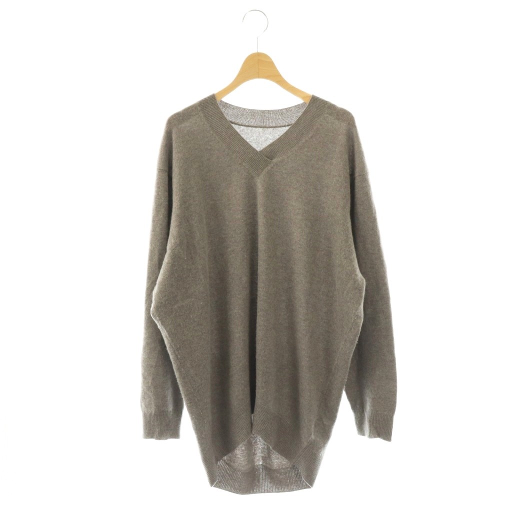 【中古】ジャーナルスタンダード ラックス JOURNAL STANDARD LUXE 25AW カシミヤ Vネックプルオーバー ニット セーター 長袖 F グレー /HK ■OS レディース 【ベクトル 古着】 260407｜ブランド古着の買取販売ベクトル