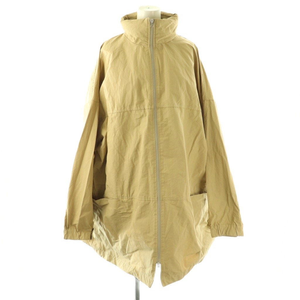 【中古】パピエ papier FISHTAIL 2WAY COAT コート ロング ジップアップ ライナー付き F ベージュ /HK ■OS ■SH レディース 【ベクトル 古着】 260413｜ブランド古着の買取販売ベクトル