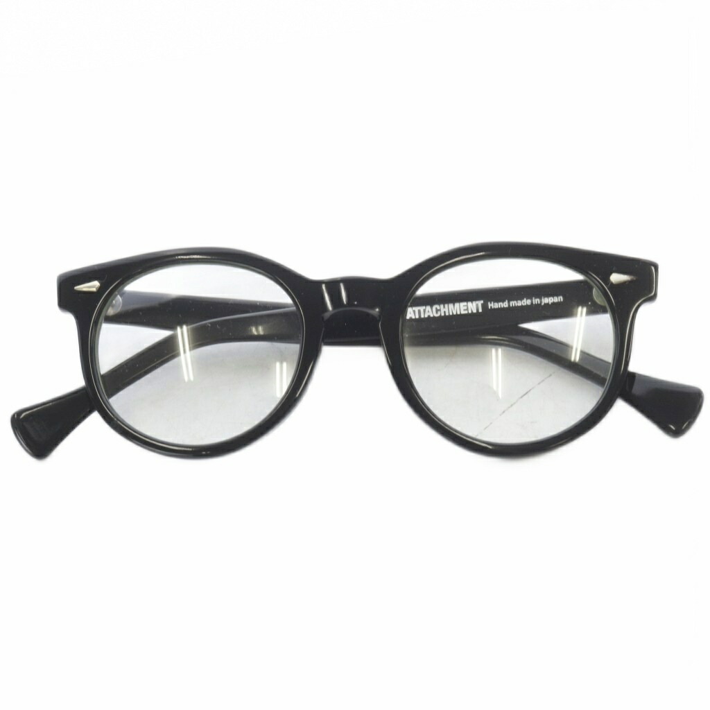 【中古】差し押さえ ATTACHMENT 眼鏡 メガネ 黒 黒いこと /SR ■SH レディース 【ベクター 古着】 260413 眼鏡・サングラス-眼鏡