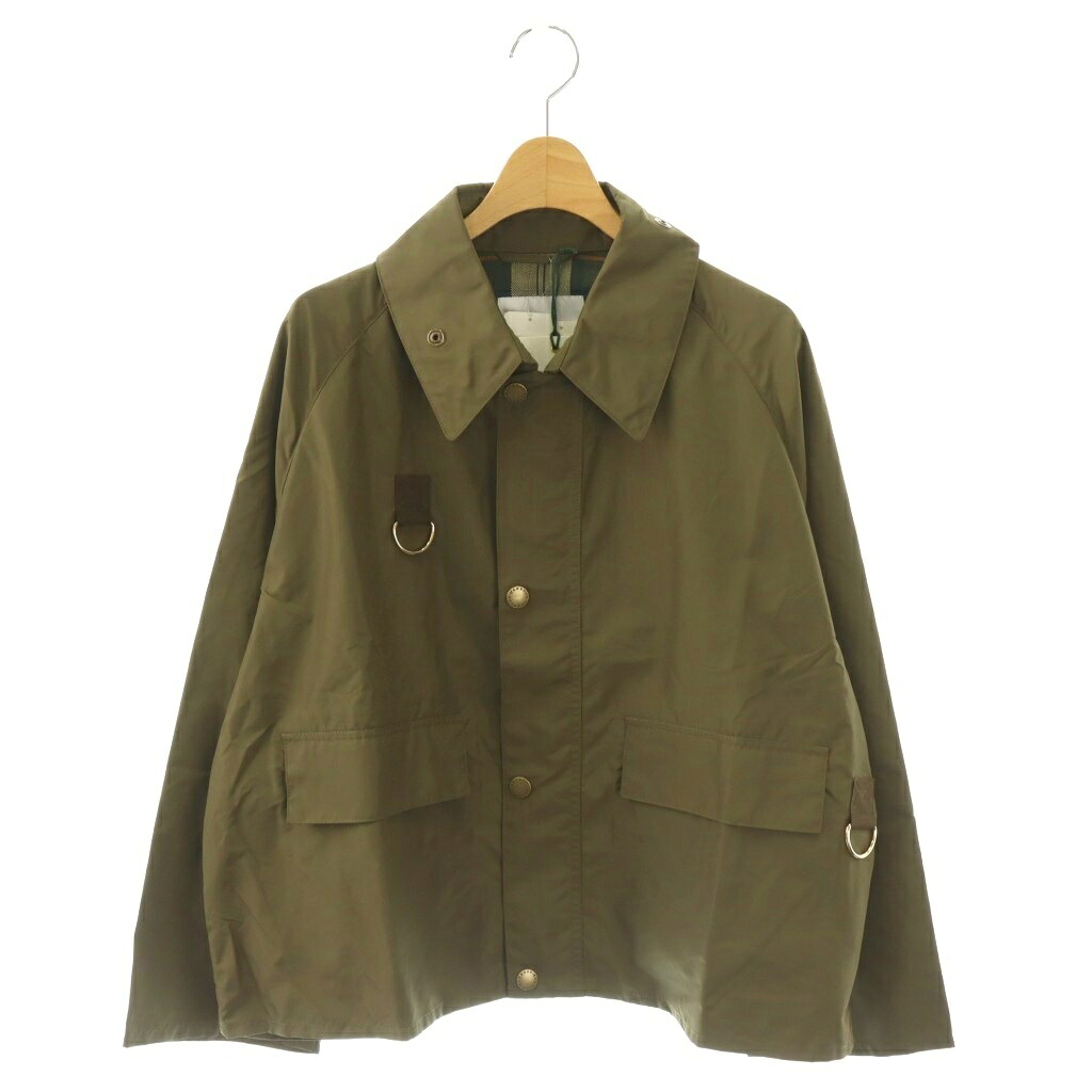 【中古】未使用品 バブアー Barbour フレームワーク取扱い BIG SPEY JACKET ジャケット ブルゾン 10 カーキ /ES ■OS レディース 【ベクトル 古着】 260413