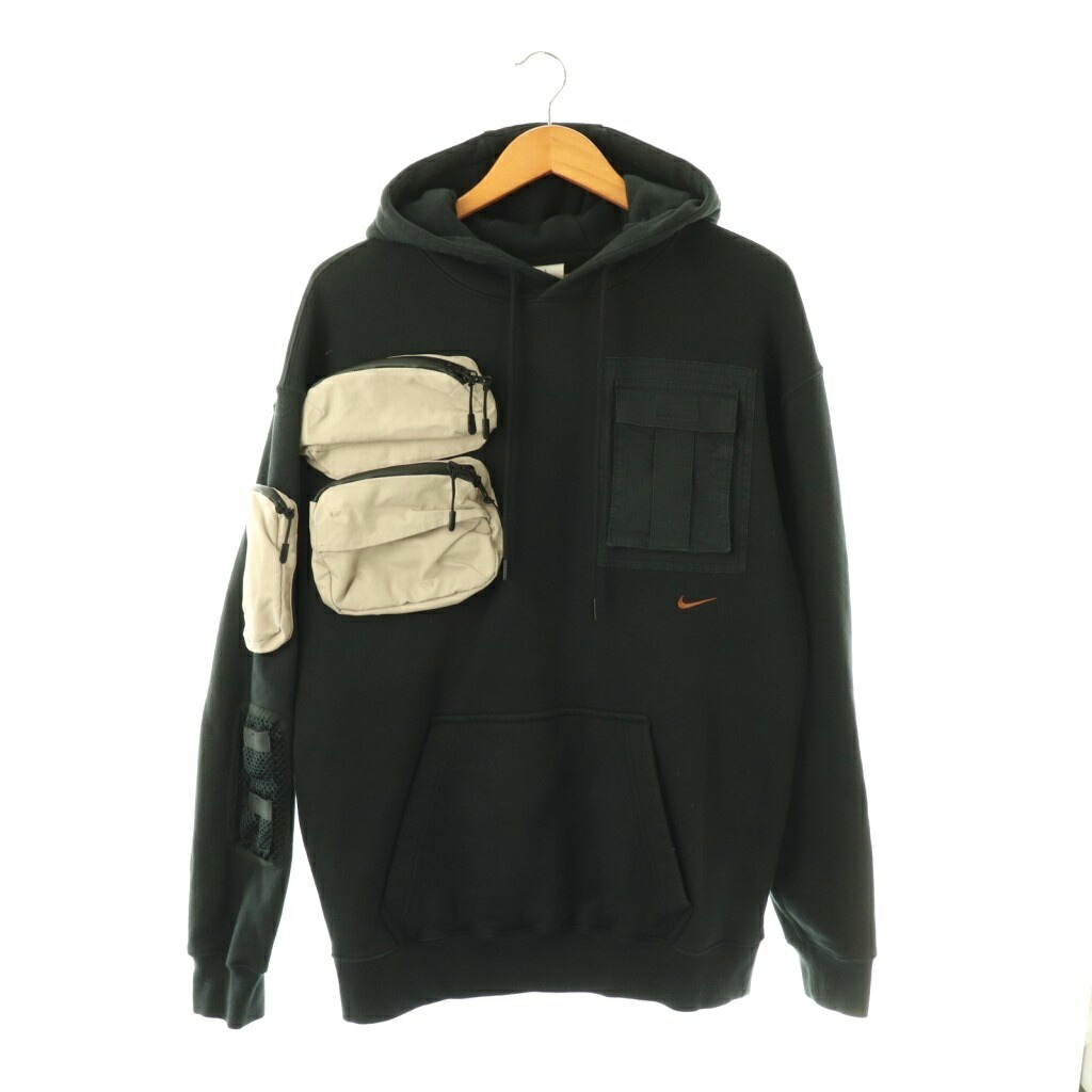 【中古】ナイキ NIKE × トラヴィス スコット TRAVIS SCOTT UTILITY HOODIE フーディー パーカー M 黒いこと /DF ■os メンズ 【ベクター 古着】 260427