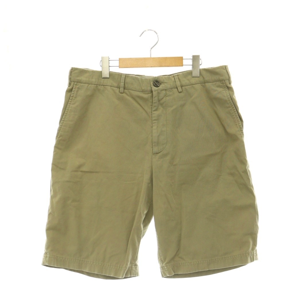【中古】ブルネロクチネリ BRUNELLO CUCINELLI 二分の一ズボン下 52 カーキ /HK ■os メンズ 【ベクター 古着】 260511