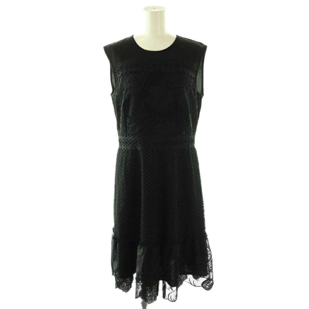 【中古】ヴィヴィアンタム VIVIENNE TAM 近年モデル Pomegranate flower lace ドレス ワンピース 40 黒 /SY ■OS レディース 【ベクトル 古着】 260422|ブランド古着の買取販売ベクトル