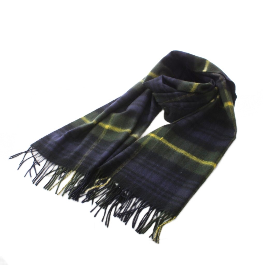 【中古】未当て嵌める品 ジョンストンズオブエルガン Johnstons of Elgin えり巻き 袈裟 カシミール 米国海軍 照合のしるし柄 フリンジ 起毛 /RI ■os ■SH メンズ レディース 【ベクター 古着】 260427