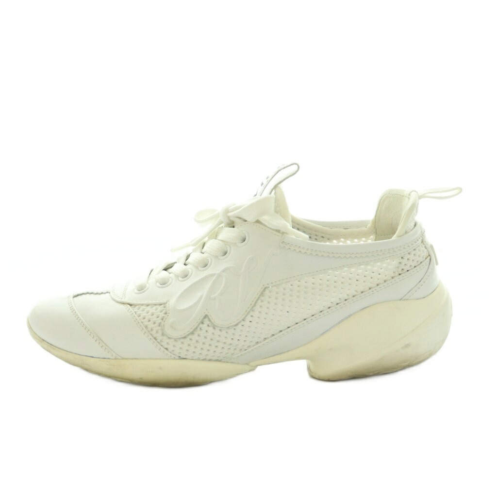 【中古】ロジェヴィヴィエ ROGER VIVIER ヴィヴスケート スニーカー シューズ 36.5 23.5糎 白 /MI ■os レディース 【ベクター 古着】 260422