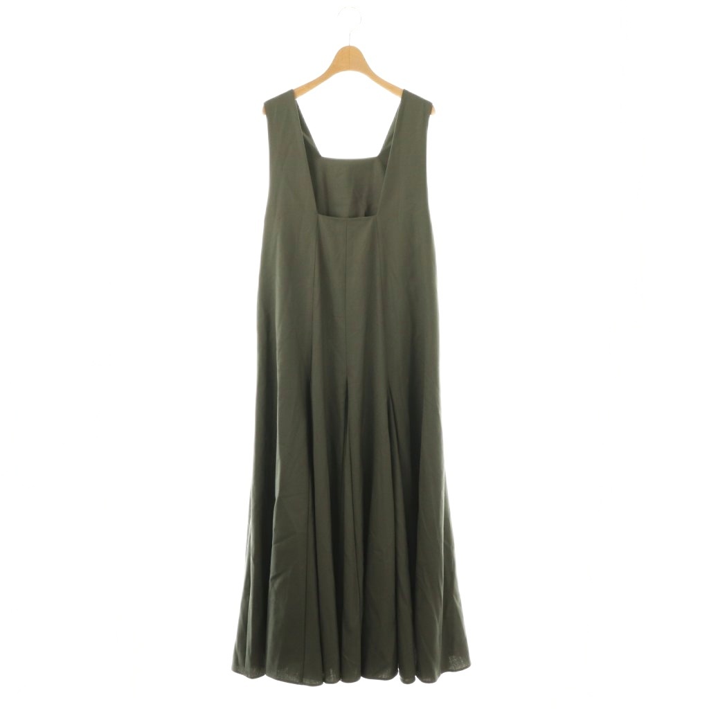 【中古】エンフォルド ENFOLD 26SS PANEL FLARE TANK-TOP DRESS ワンピース ジャンパースカート ロング ノースリーブ 38 グレー /NR ■OS レディース 【ベクトル 古着】 260425｜ブランド古着の買取販売ベクトル