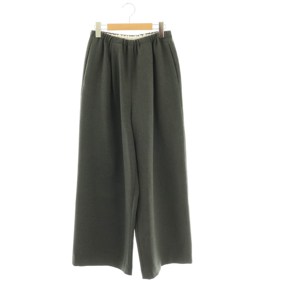 【中古】エンフォルド ENFOLD 25SS RELAX WIDE PANTS パンツ ワイド イージー 36 グレー /HK ■OS ■SH レディース 【ベクトル 古着】 260427|ブランド古着の買取販売ベクトル