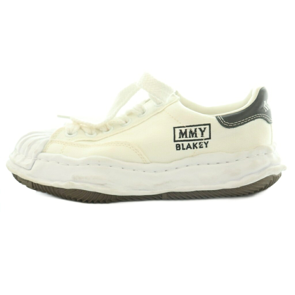 【中古】ミハラヤスヒロ MIHARA YASUHIRO メゾンミハラヤスヒロ Maison MIHARA YASUHIRO BLAKEY LOW スニーカー シューズ 39 24.5糎 白 象牙色 A08FW735 /MI ■os ■SH メンズ 【ベクター 古着】 260513