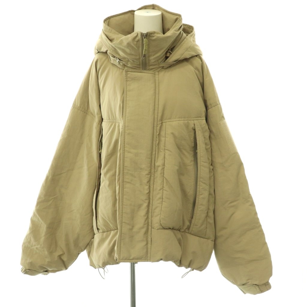 【中古】トゥデイフル TODAYFUL Monster Down Jacket ダウンジャケット ジップアップ オーバーサイズ アウター 38 ベージュ 12420006 /HS ■OS レディース 【ベクトル 古着】 260515｜ブランド古着の買取販売ベクトル