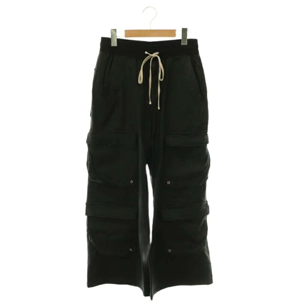 【中古】ダンケシェーン Danke schon COATING FLARE CARGO PANTS ズボン下 太陽フレア M 30 黒いこと 25A-PTL058-DS /DO ■os ■SH メンズ 【ベクター 古着】 260515