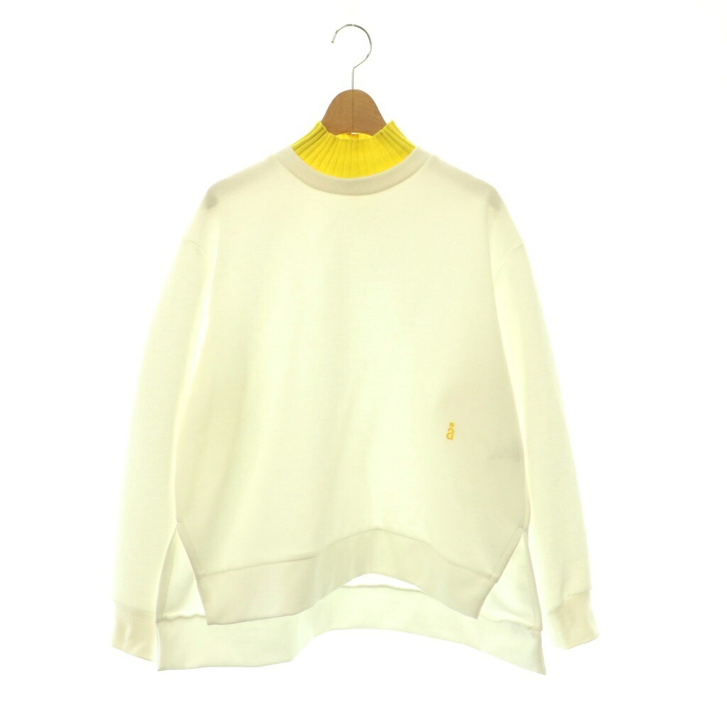 【中古】ナゴンスタンス nagonstans 24SS ダンボールティーシャツ パーカー 調教師 ハイネック 長袖 M 白 白いこと /HS ■os レディース 【ベクター 古着】 260519