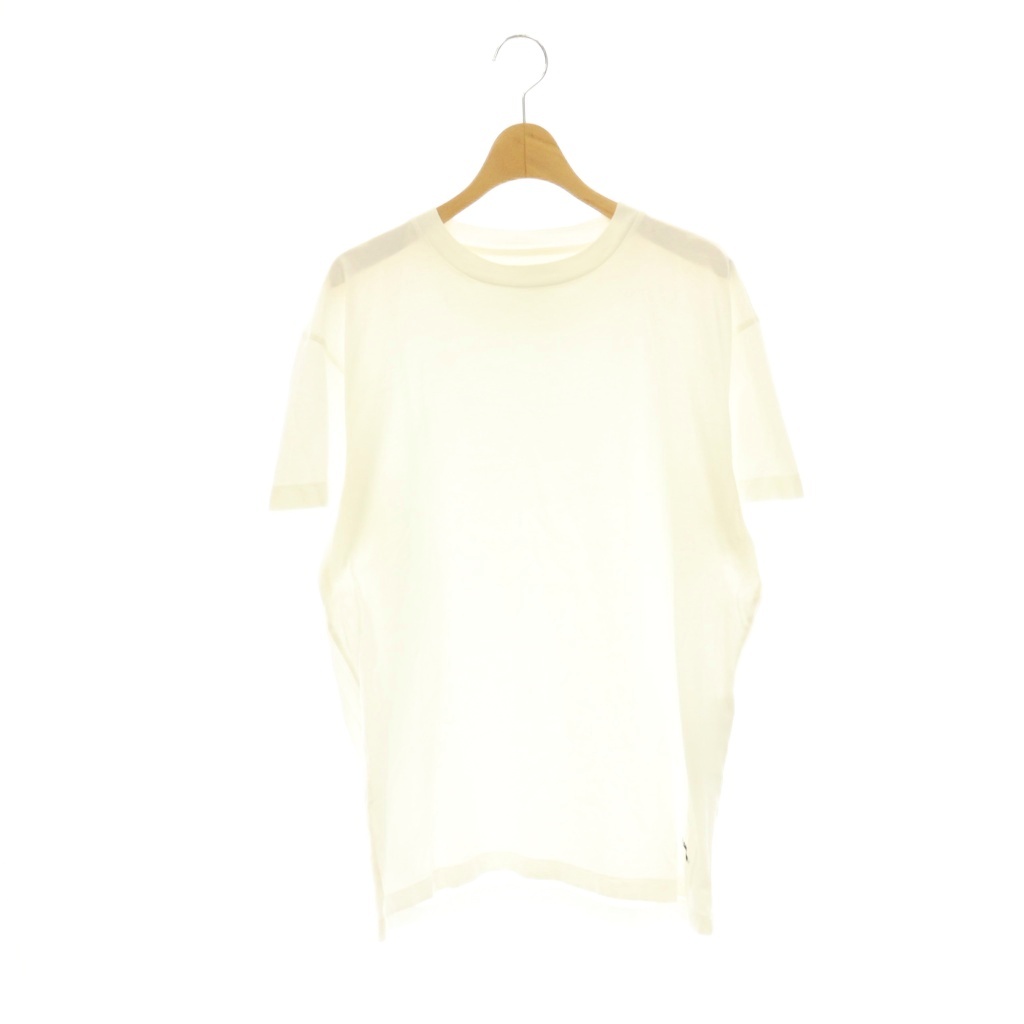 【中古】ジルサンダープラス JIL SANDER＋ 3枚風呂敷き包みプルオーバー 遊撃手捩り 1枚 プルオーバー 労働者の一団のど首 ロゴタイプ 半袖 M 白 白いこと J47GC0001 /HS ■os メンズ 【ベクター 古着】 260520