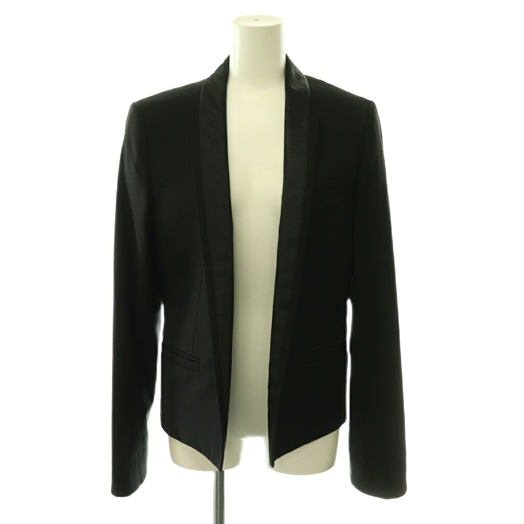 【中古】ディオールオム Dior HOMME 7E312030019207 スペンサージャケット テーラードジャケット 44 ブラック /ES ■OS ■AD メンズ 【ベクトル 古着】 260519|ブランド古着の買取販売ベクトル