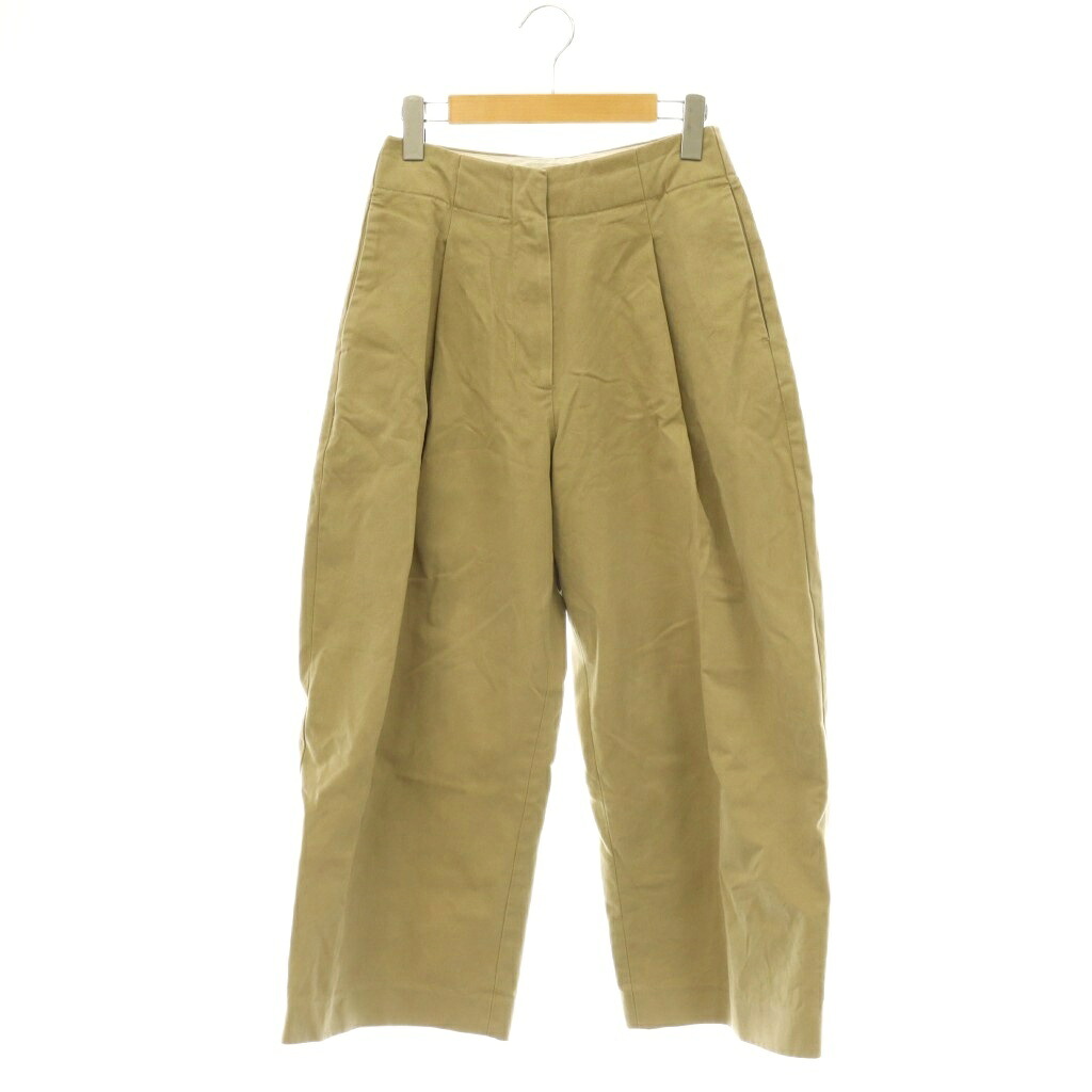 【中古】スタジオニコルソン STUDIO NICHOLSON DORDONI PEACHED COTTON TWILL パンツ バルーンパンツ タック 0 ベージュ /HS ■OS レディース 【ベクトル 古着】 260520｜ブランド古着の買取販売ベクトル