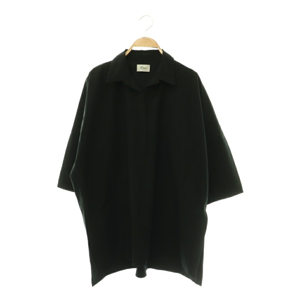 【中古】リジェール ファム Lisiere FEMME 25AW SIDE SLIT SHIRT プルオーバー ティーシャツ 長袖 黒いこと /HK ■os レディース 【ベクター 古着】 260521