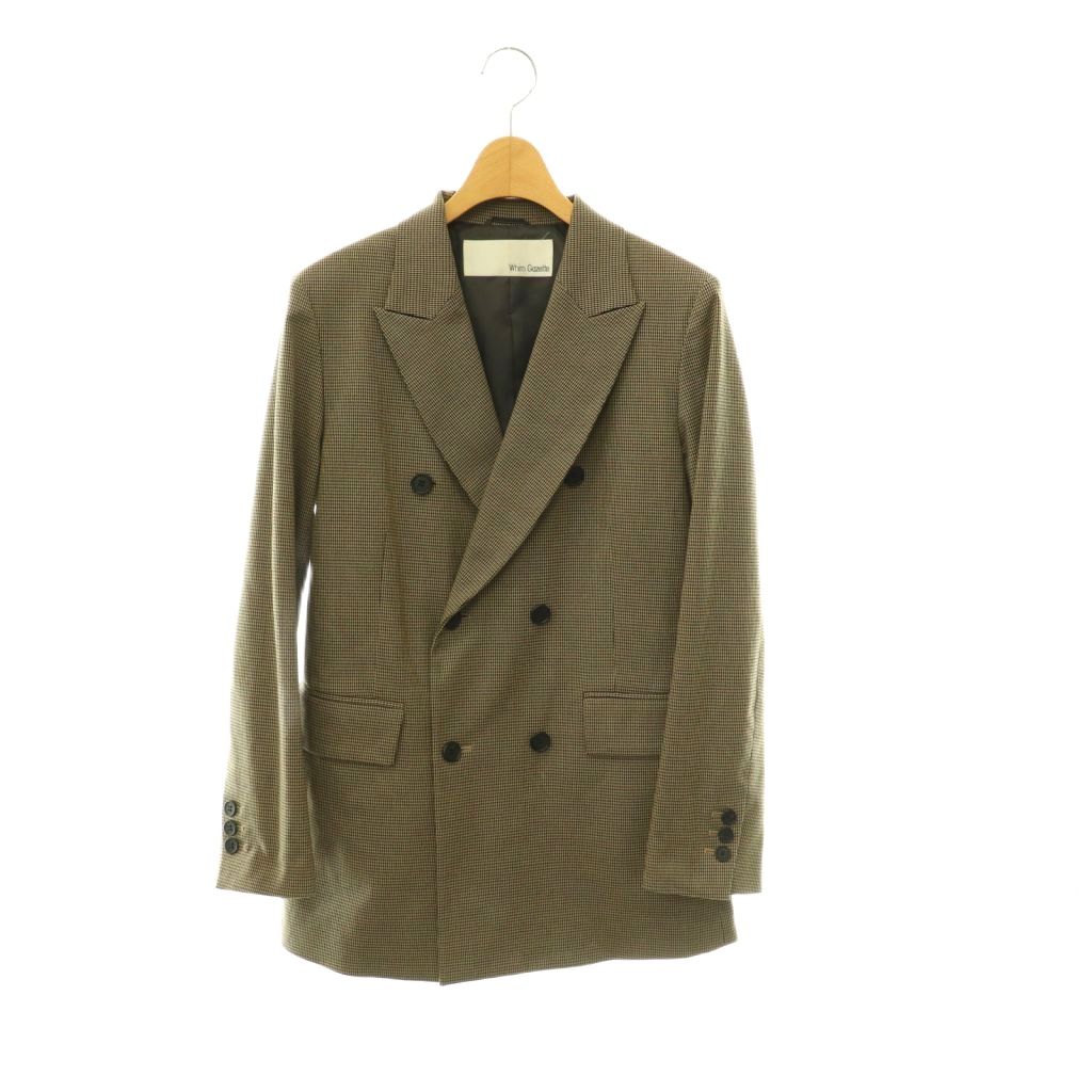 【中古】ウィムガゼット Whim Gazette 24SS TRダブル上衣 F 赤銅色 カーキ マルチ色合い /ES ■os ■SH レディース 【ベクター 古着】 260522