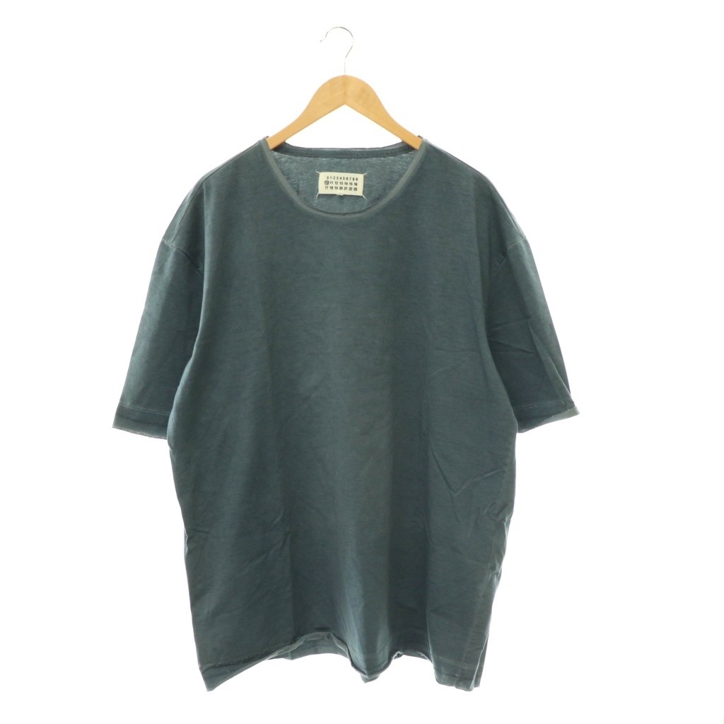 【中古】メゾンマルジェラ 10 Maison Margiela 10 Weathered コットンクルーネックS/Sカットソー プルオーバー 半袖 不都合産業 S 青色 /HK ■os メンズ 【ベクター 古着】 260604
